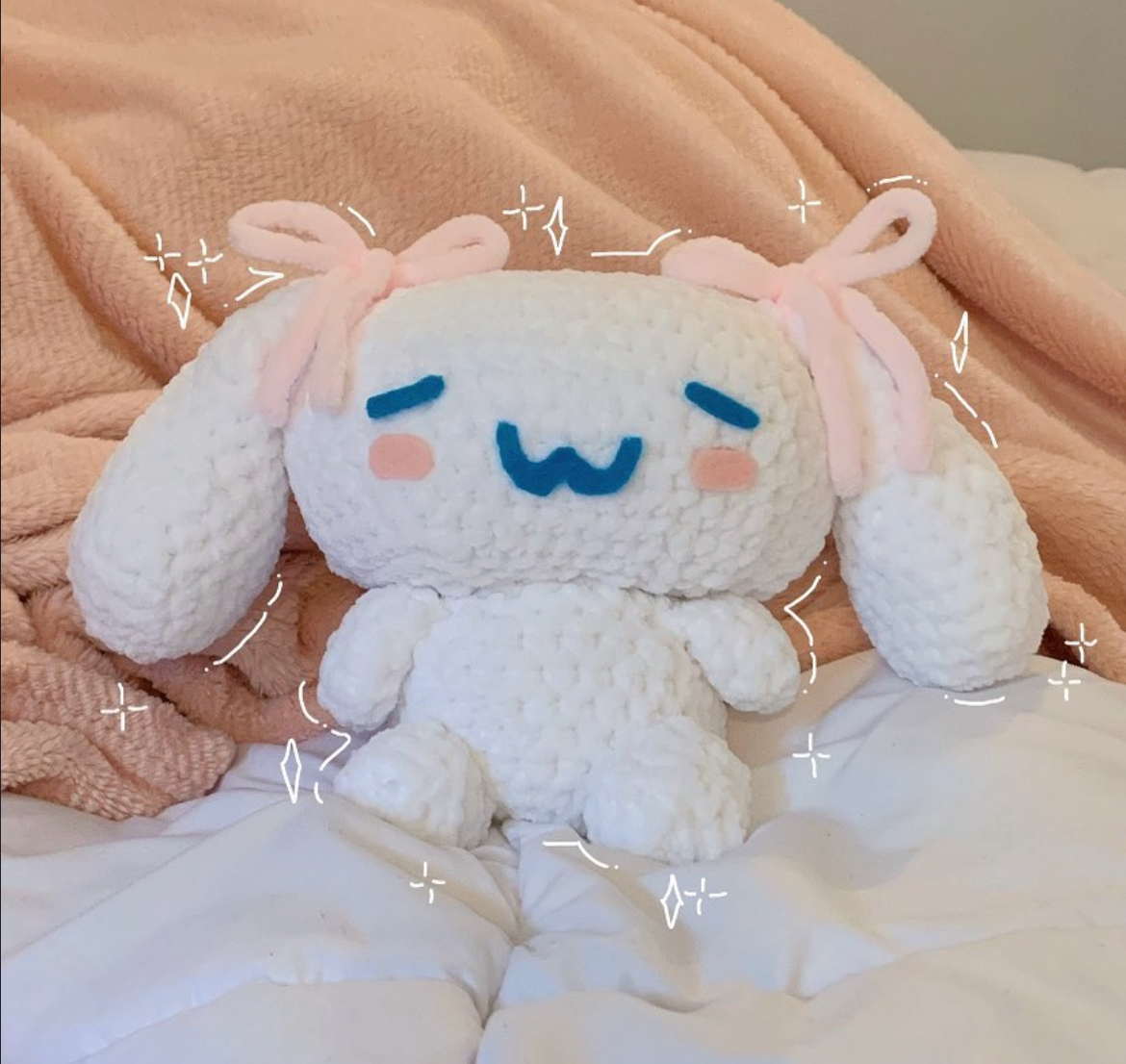 Cinnamoroll inspired plushie